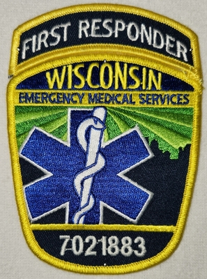 Wisconsin EMS First Responder (Wisconsin)
Thanks to Chulsey
Keywords: Wisconsin EMS First Responder (Wisconsin)