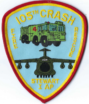 105th Crash Fire Rescue (NY)
Stewart Air National Guard Base, located in Newburgh, NY, is the home of the 105th Airlift Wing. Established in 1983, the 105th Airlift Wing operates C-17 Globemaster III, cargo transport, and tactical airdrop missions. (P2 Crash Fire Truck).
