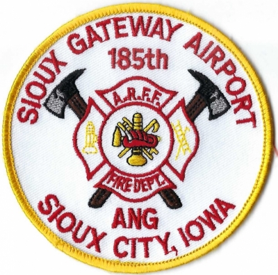 185th Iowa ANG ARFF (IA)
The 185th Air Refueling Wing is a unit of the Iowa Air National Guard. The ANG Base is part of the joint-use Sioux Gateway Airport in Sioux City, Iowa. The 185th Fire Department protects both military and civilian aircraft.
