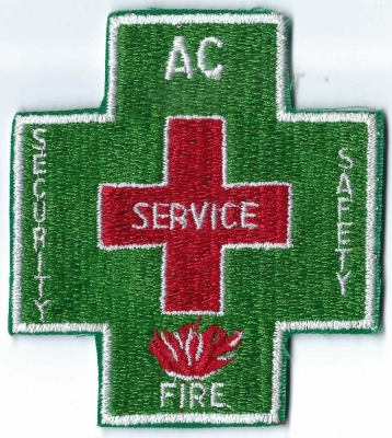 AC (Spark Plug) Fire Department (MI)
DEFUNCT - Merged with AC Delco in 1974.
