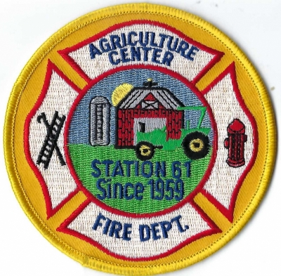 Agriculture Center Fire Department (NC)
Agricultural Institute (Center) at North Carolina State University is part of the College of Agriculture and Life Sciences.
