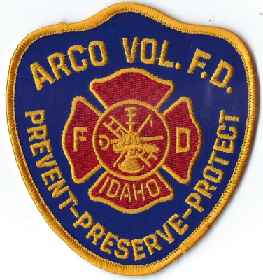 Arco Volunteer Fire Department (ID)
Population <2,000.
