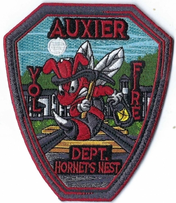 Auxier Volunteer Fire Department (KY)
Auxier High School is the home of the "Hornets" mascote.  Population < 2,000.
