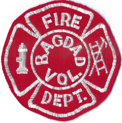 Bagdad Fire Department (AZ)
DFUNCT - The Bagdad Fire Department and the Williamson Valley Fire District function together as the Williamson Valley-Bagdad Fire District.  Unknown what year.
Keywords: Bagdad Fire Department (AZ)