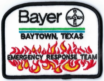 Bayer Emergency Response Team (TX)
DEFUNCT - Baytown Bayer changed business name to Covestro.  Sold in 2016.
