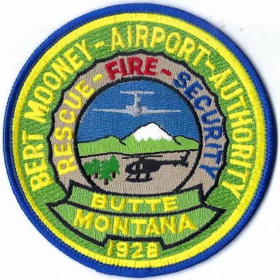 Bert Mooney Airport  Authority Fire Department (MT)
Bert Mooney Airport in Butte, Montana, is 890 acres and has two asphalt runways: one is 9,000 feet by 150 feet, and the other is 5,100 feet by 75 feet. The airport also features a new passenger terminal that is nearly 41,000 square feet. 

