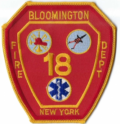Bloomington Fire Department (NY)
Population < 500.  Station 18.
