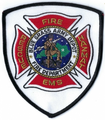 Blue Grass Army Depot Fire Department (KY)
Blue Grass Army Depot is a U.S. Army Joint Munitions Command storage facility for conventional munitions and chemical weapons.
