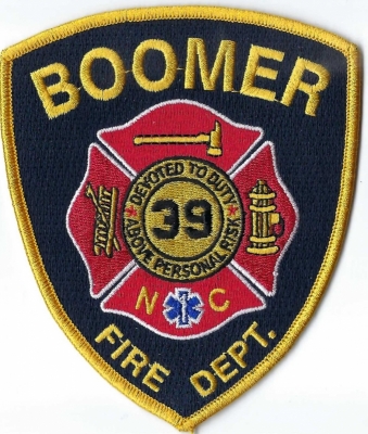 Boomer Fire Department (NC)
Station 39.
