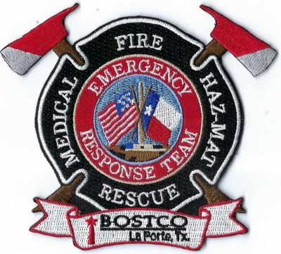 Bostco Emergency Response Team (TX)
DEFUNCT - BOSTCO is the Battleground Oil Specialty Terminal Company, a joint-venture of Kinder-Morgan in La Porte, Texas.
