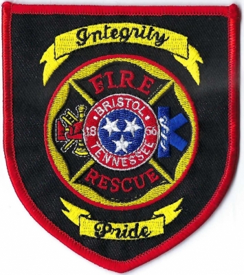 Bristol Fire Department (TN)
3 stars represent the divisions of Tennessee into middle, east and west. The blue circle is symbolic for eternal unity for the state.

