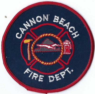 Cannon Beach Fire Department (OR)
The town is named for a cannon that was lost from the U.S. Navy schooner Shark when it hit land in 1846. Later found 1898 & 2008.

