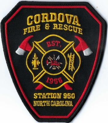 Cordova Fire & Rerscue (NC)
Station 950.
