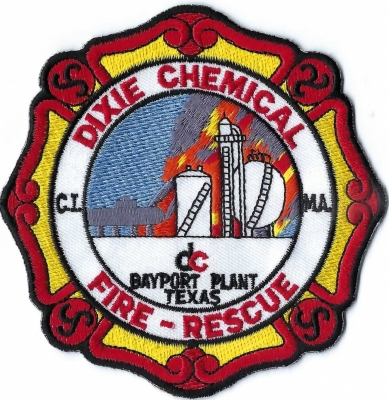 Dixie Chemical Bayport Plant Fire & Rescue (TX)
PRIVATE - Dixie Chemical is in the development and manufacturing of high performance specialty chemicals.
