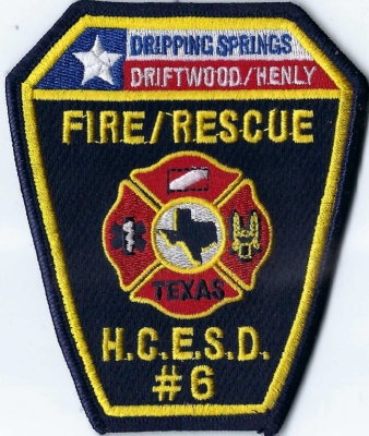 Hay's County Emergency Services District #6 (TX)
DEFUNCT - Merged w/North Hay's County Fire Rescue.
