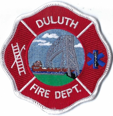 Duluth Fire Department (MN)
The Aerial Lift Bridge, a span-drive configuration movable lift bridge that raises to allow ships to pass thru the shipping Canal. 

