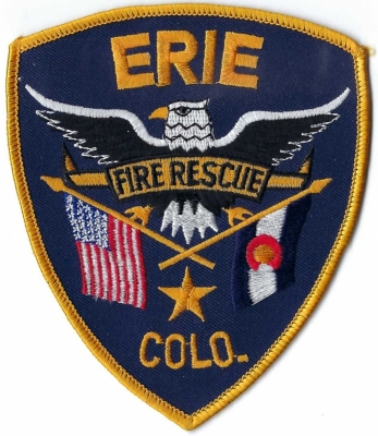 Erie Fire Department (CO)
DEFUNCT - The Erie Fire Department consolidated with the Longmont Fire Protection District in 1990, and was later renamed Mountain View Fire Protection District in 1991.
