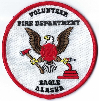 Eagle Volunteer Fire Department (AK)
Eagle, Alaska, got its name from the many eagles nesting on a nearby bluff overlooking the Yukon River. The town was originally called "Eagle City" by the gold prospectors who founded it around 1897.  Population <500.
