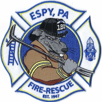 Espy Fire & Rescue (PA)
Station 180.
