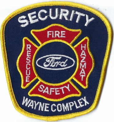 Ford Wayne Complex Fire Department (MI)
The Ford Wayne Complex in Michigan is actually comprised of two main facilities: the Wayne Stamping & Assembly Plant and the Michigan Assembly Plant. 
