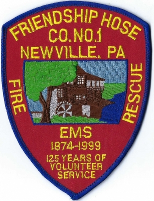 Newville Friendship Hose Company No. 1 (PA)
Population < 2,000.
