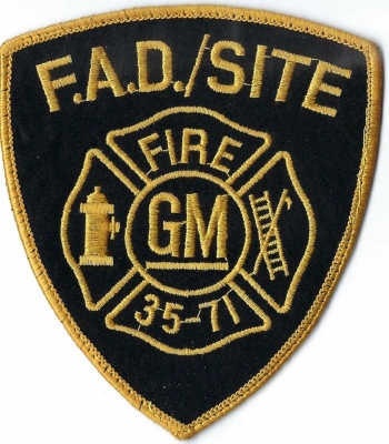 GM F.A.D. Site Fire Department (MI)
DEFUNCT - GM (General Motors) Closed site in 1999.  General Motors Company, gone from this City and State was a American multinational automotive manufacturing company.
