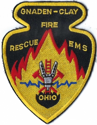 Gnaden-Clay Fire Department (OH)
The Gnaden-Clay Fire Department merged with the Arrowhead Joint Fire District in 2014. 
