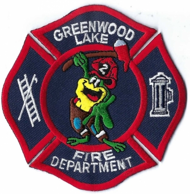Greenwood Lake Fire Department (NY)
Greewood Lake has many frogs, the include the cricket frog, gray treefrog, spring peeper, wood frog, and pickerel frog. 
