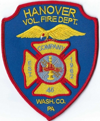 Hanover Volunteer Fire Department (PA)
Station 45.
