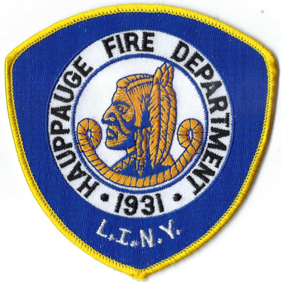 Hauppauge Fire Department (NY)
Hauppauge (pronounced HAW-pog) is a hamlet on Long Island, New York, whose name originates from Algonquian/Nissequogue Native American terms meaning "the land of sweet water".
