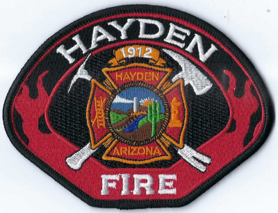 Hayden Fire Department (AZ)
Population <2,000.
