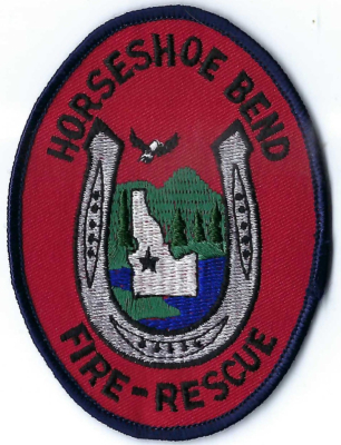 Horseshoe Bend Fire Department (ID)
Horseshoe Bend, Idaho, received its name due to the distinct, U-shaped bend in the Payette River that wraps around the town.  Population <2,000.
