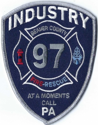 Industry (Borough) Volunteer Fire Department (PA)
Population < 2,000.  Station 97.
