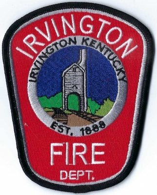 Irvington Fire Department (KY)
Built in 1925, the large concrete structure along the old L&N tracks near Irvington, KY, is a historic steam locomotive coaling tower, used by the Louisville & Nashville (L&N) Railroad to refuel its steam engine.  Population < 2,000.
