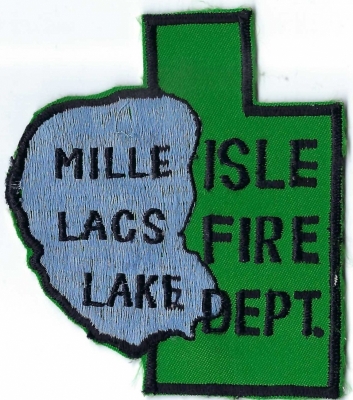 Isle Fire Department (MN)
Mille Lacs Lake is a 132,516 acre-lake that covers 207 square miles and is Minnesota's second-largest inland lake.  Population < 2,000.
