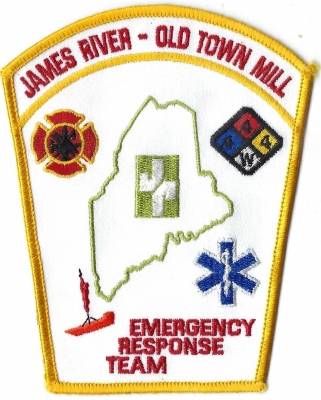James River Old Town Mill Emergency Response Team (ME)
DEFUNCT - The Old Town mill was a part of the James River Corporation from 1983 until 2015 when it was sold to ND Paper.  The site was never reopened.  James River manufactured unbleached softwwod kraft pulp and recycled pulp.
