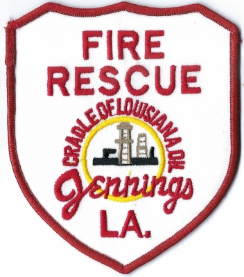 Jennings Fire Department (LA)
"Cradle of Louisiana Oil" is a nickname for Jennings, Louisiana, because it's where the state's first commercially productive oil well was discovered in 1901.
