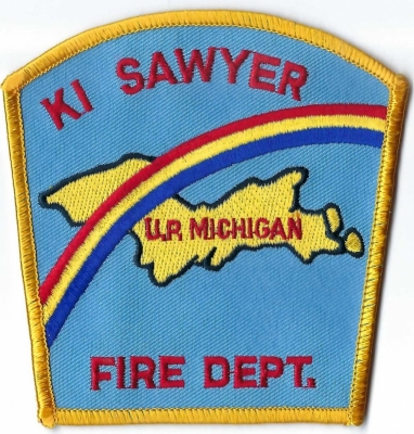 KI Sawyer AFB Fire Department (MI)
DEFUNCT - In 1995, the Base Closure and Realignment Commission announced K.I. Sawyer was offically closed.  In KI Sawyer Air Force Base, KI stands for the initials of "Kenneth Ingalls" Sawyer.
