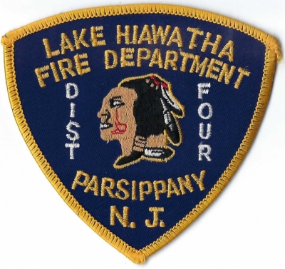 Lake Hiawatha Fire Department (NJ)
Lake Hiawatha Fire Department is a part of the Parsippany Fire District 4.
