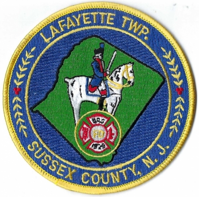 Lafayette Twp. Fire Department (NJ)
1775, Gilbert du Motier, Marquis de Lafayette, was a French General, statesman and politician who volunteered to join the Continental Army, led by General George Washington, in the American Revolutionary War. 
