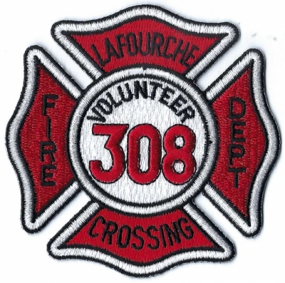 Lafourche Crossing Volunteer Fire Department (LA)
Station 308.
