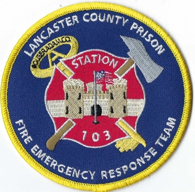 Lancaster County Prison Fire Emergency Response Team (PA)
The design of the prison is almost an exact model of an 18th century castle in Lancashire, England.  Built in 1851.
