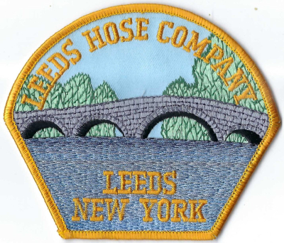 Leeds Hose Company (NY)
The historic bridge in Leeds, (or sometimes referred to as the Leeds Stone Arch Bridge or Mohican Trail Bridge). It is a stone arch bridge that carries the Mohican Trail (CR-23B) over Catskill Creek and was built in the 1800s.
