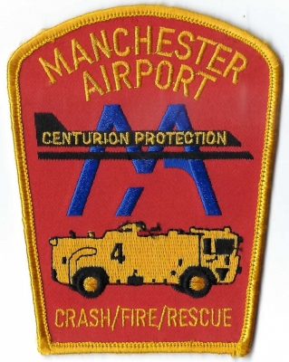 Manchester Airport (Centurion Protection) Crash Fire Rescue (NH)
DEFUNCT - In April 2006, the city leaders of Manchester voted to change the airport's name to "Manchester–Boston Regional Airport".  Centurion Protection is obsolete.

