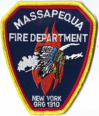 Massapequa Fire Department (NY)
Marsapeague means “great water land”. Massapequa people, one of the 13 tribes of Long Island, a sub-group of the Lenape people.
