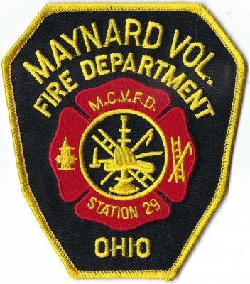 Maynard Volunteer Fire Department (OH)
DEFUNCT - In 2018, the Maynard Volunteer Fire Department in Ohio did not merge with another department but instead permanently closed its doors. According to a news report, the department ceased operations due to a lack of volunteers. 
