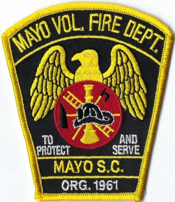 Mayo Volunteer Fire Department (SC)
Population < 2,000.
