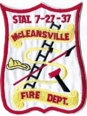 McLeansville Fire Department (NC)
Population < 2,000.  Station 7-27-37.

