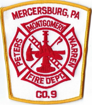 M.M.P. &W. Volunteer Fire Department (PA)
Serving Mercersburg Borough and the Townships of Montgomery, Peters and Warren (M.M.P. &W.).
