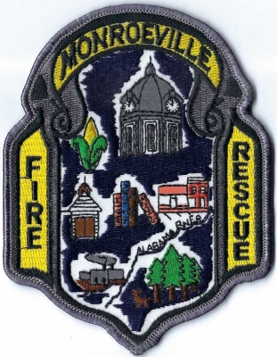 Monroeville Fire Rescue (AL)
Still standing, is the Old Monroe County Courthouse is a 1903 historic courthouse building in Monroeville, Alabama.
